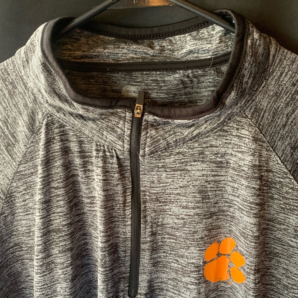 Clemson Athletic Half Zip Lightweight Pullover Si… - image 2